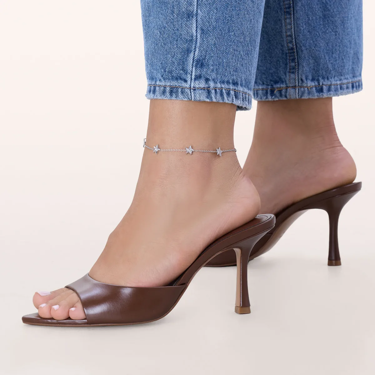 Multi Starfish Anklet (Silver) sold by Abbott Lyon product image thumbnail 4