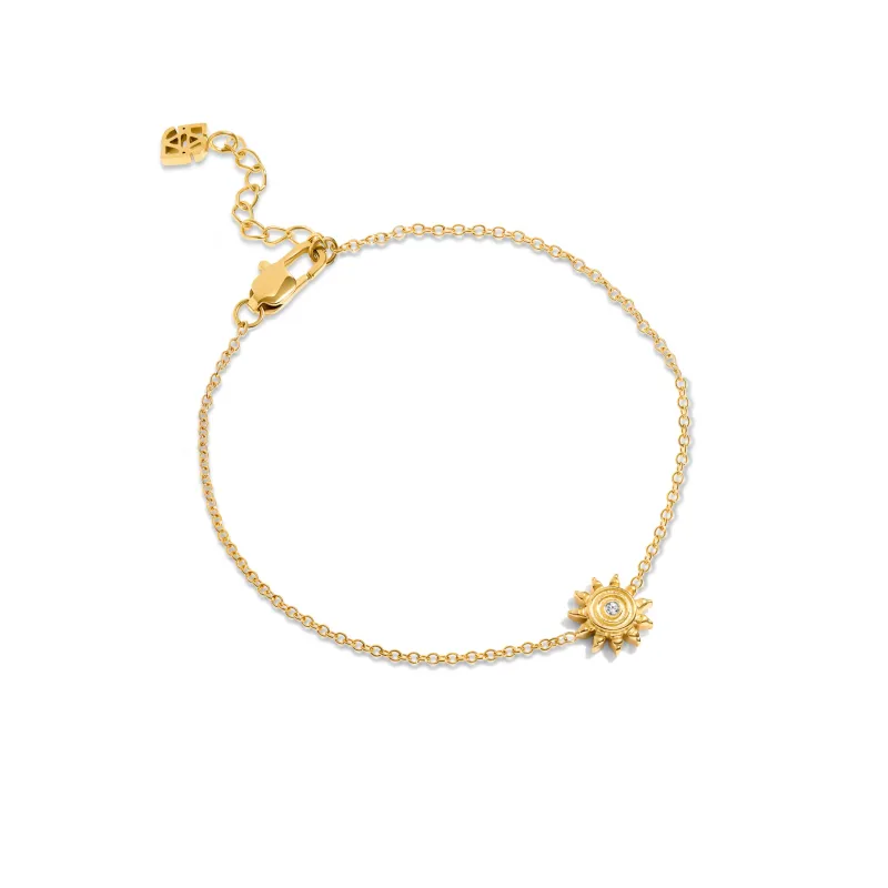 Made Mine Sun Bracelet (Gold) made by Abbott Lyon