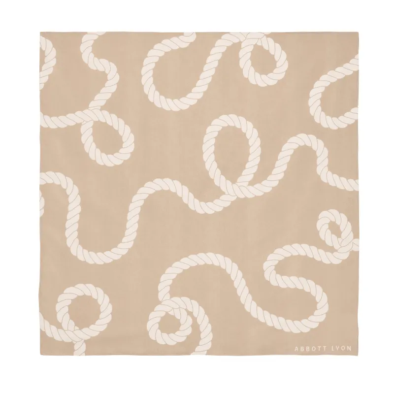 Rope Scarf (Beige) made by Abbott Lyon