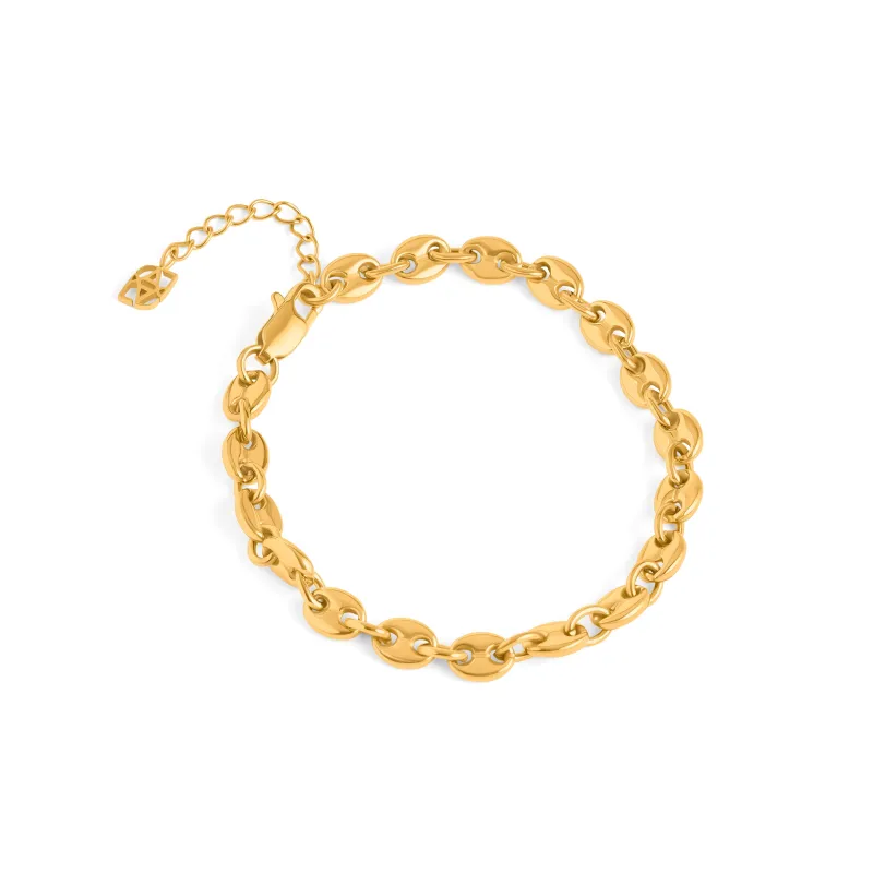 Mariner Chain Bracelet (Gold) made by Abbott Lyon