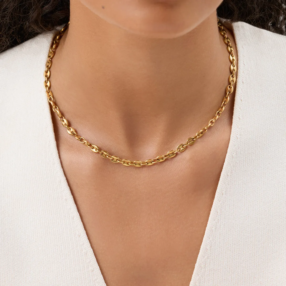 Mariner Chain Necklace (Gold) sold by Abbott Lyon product image thumbnail 2