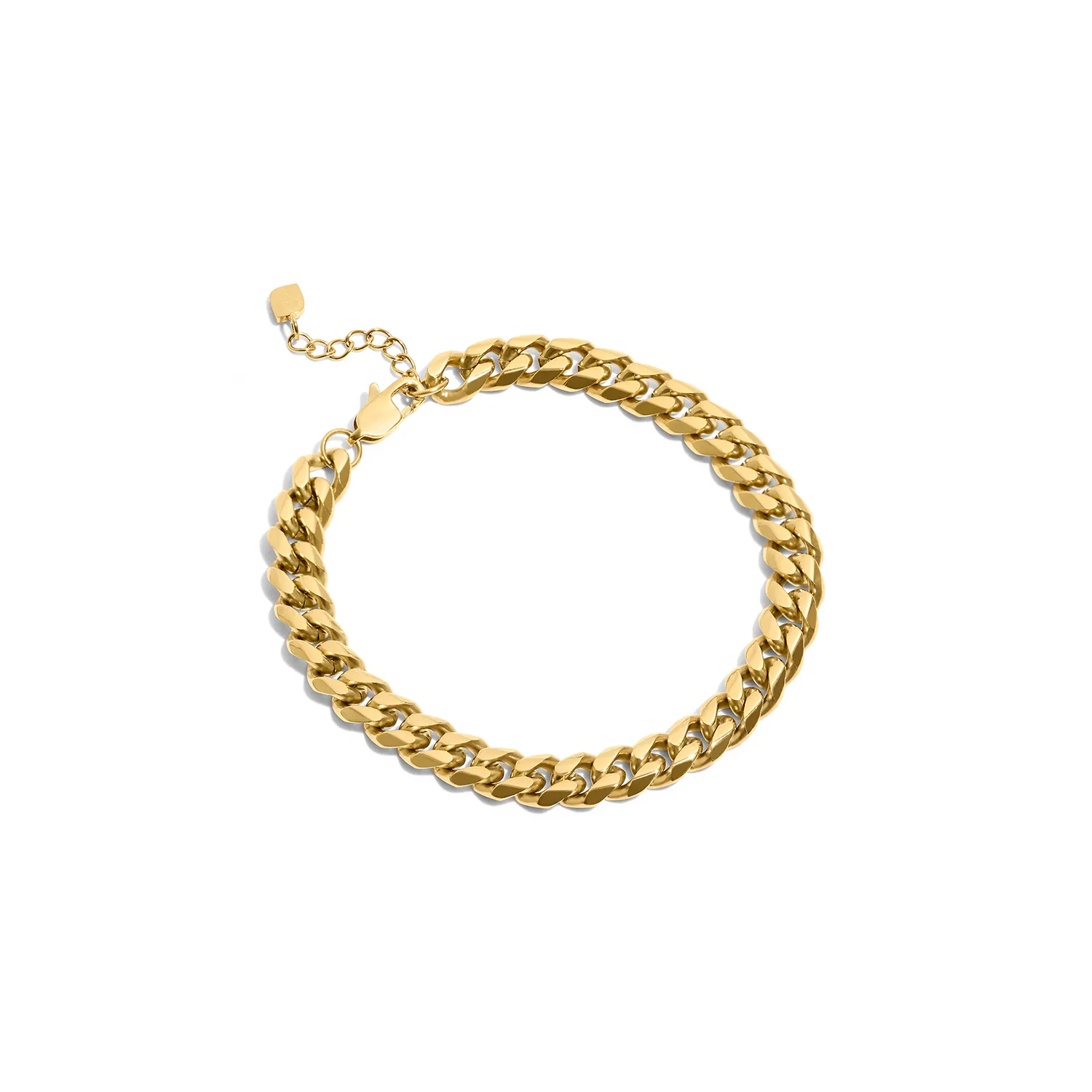 Curb Chain Bracelet (Gold) sold by Abbott Lyon product image thumbnail 3