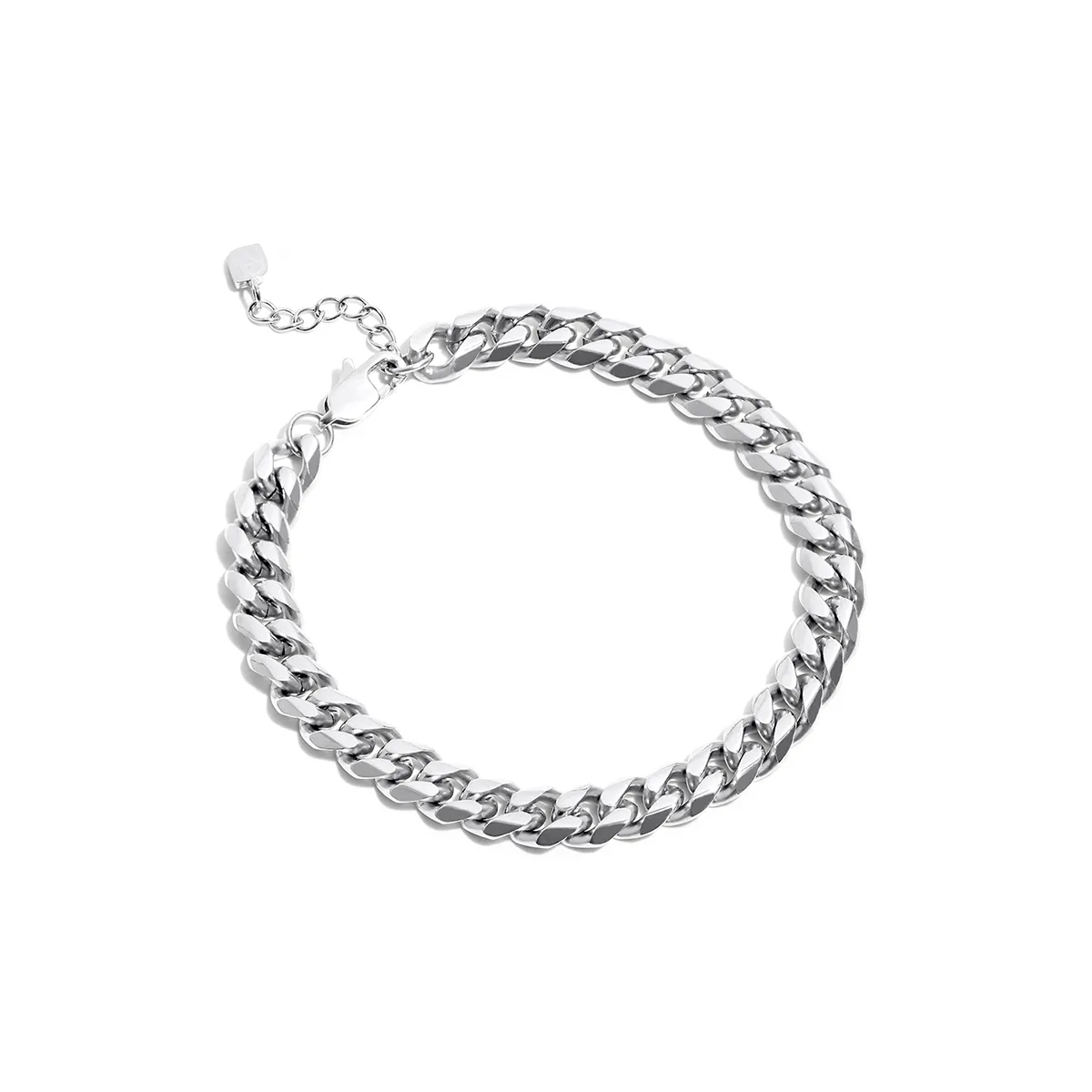 Curb Chain Bracelet (Silver) sold by Abbott Lyon product image thumbnail 3