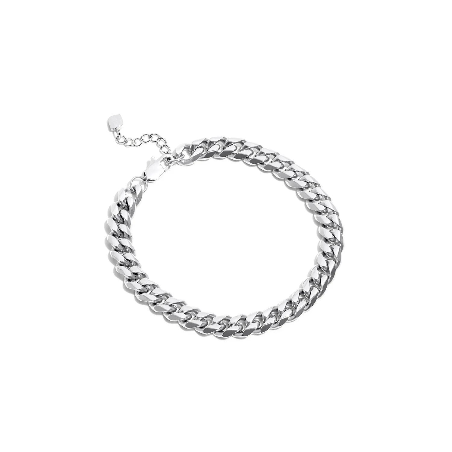 Curb Chain Bracelet (Silver) sold by Abbott Lyon product image thumbnail 2