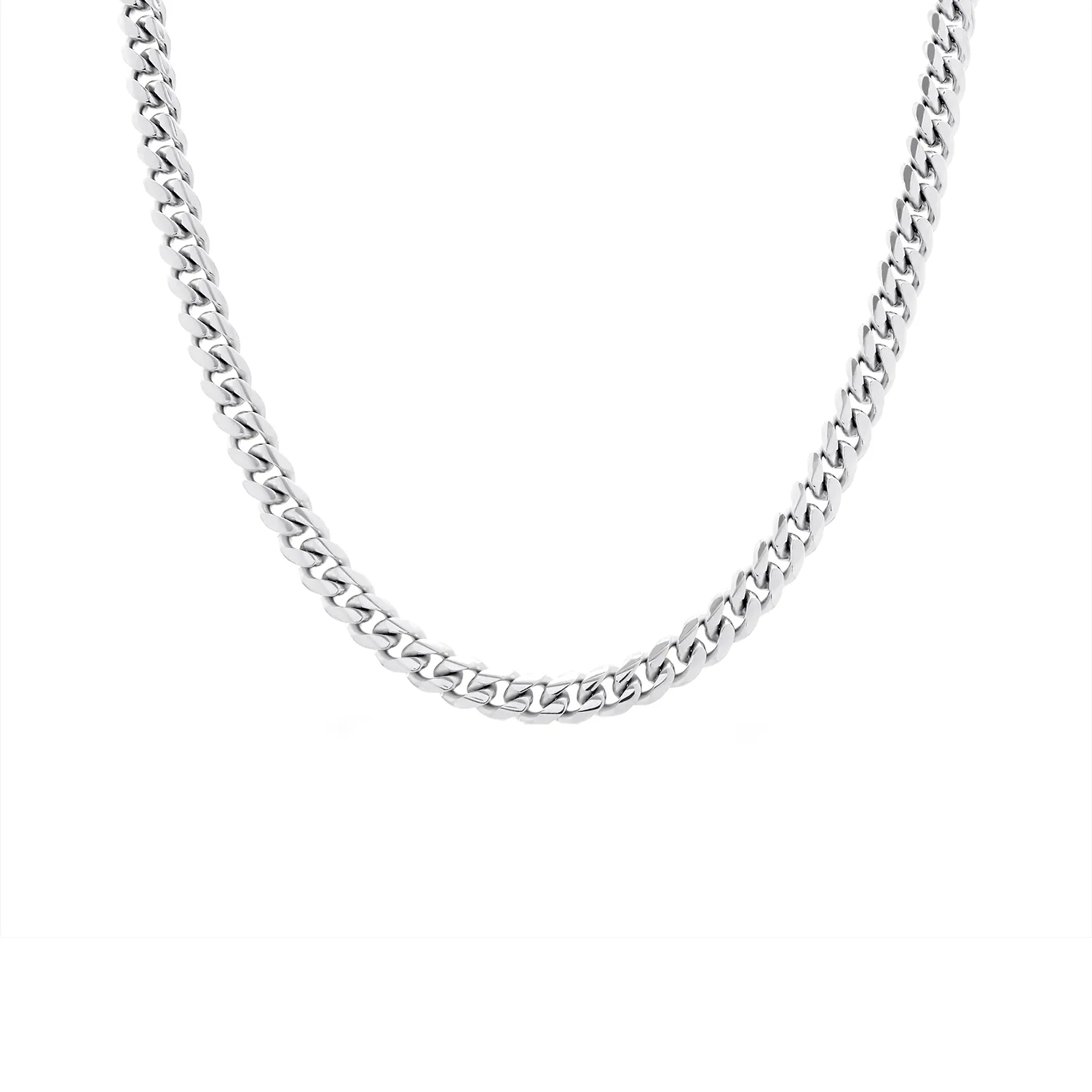 Curb Chain Necklace (Silver) sold by Abbott Lyon product image thumbnail 2