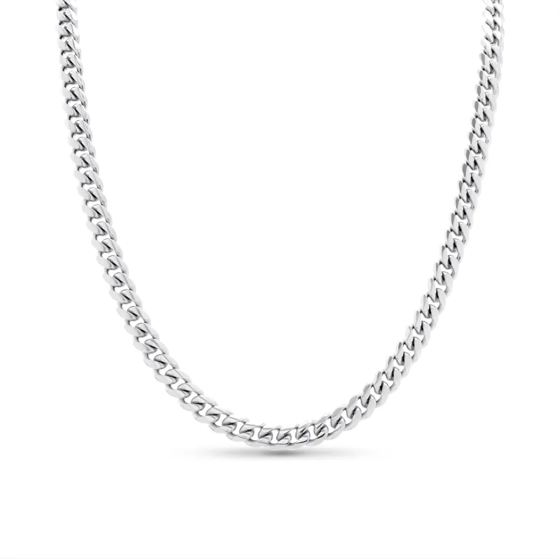 Curb Chain Necklace (Silver) made by Abbott Lyon