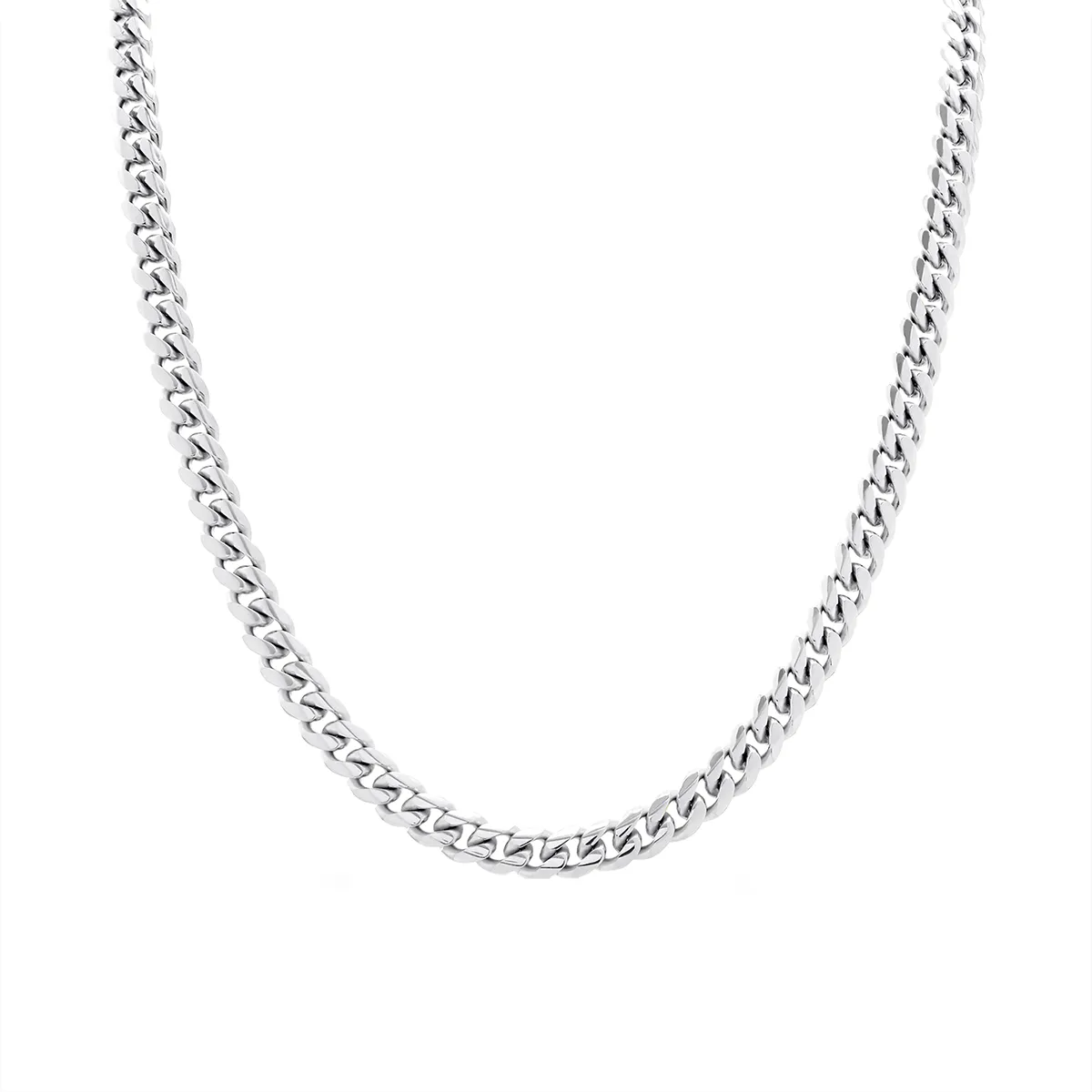 Curb Chain Necklace (Silver) sold by Abbott Lyon product image thumbnail 3