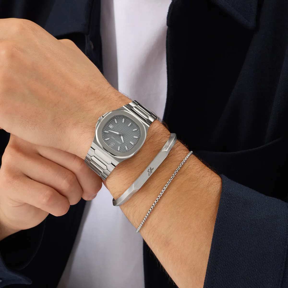Essential Wrist Stack (Silver) sold by Abbott Lyon