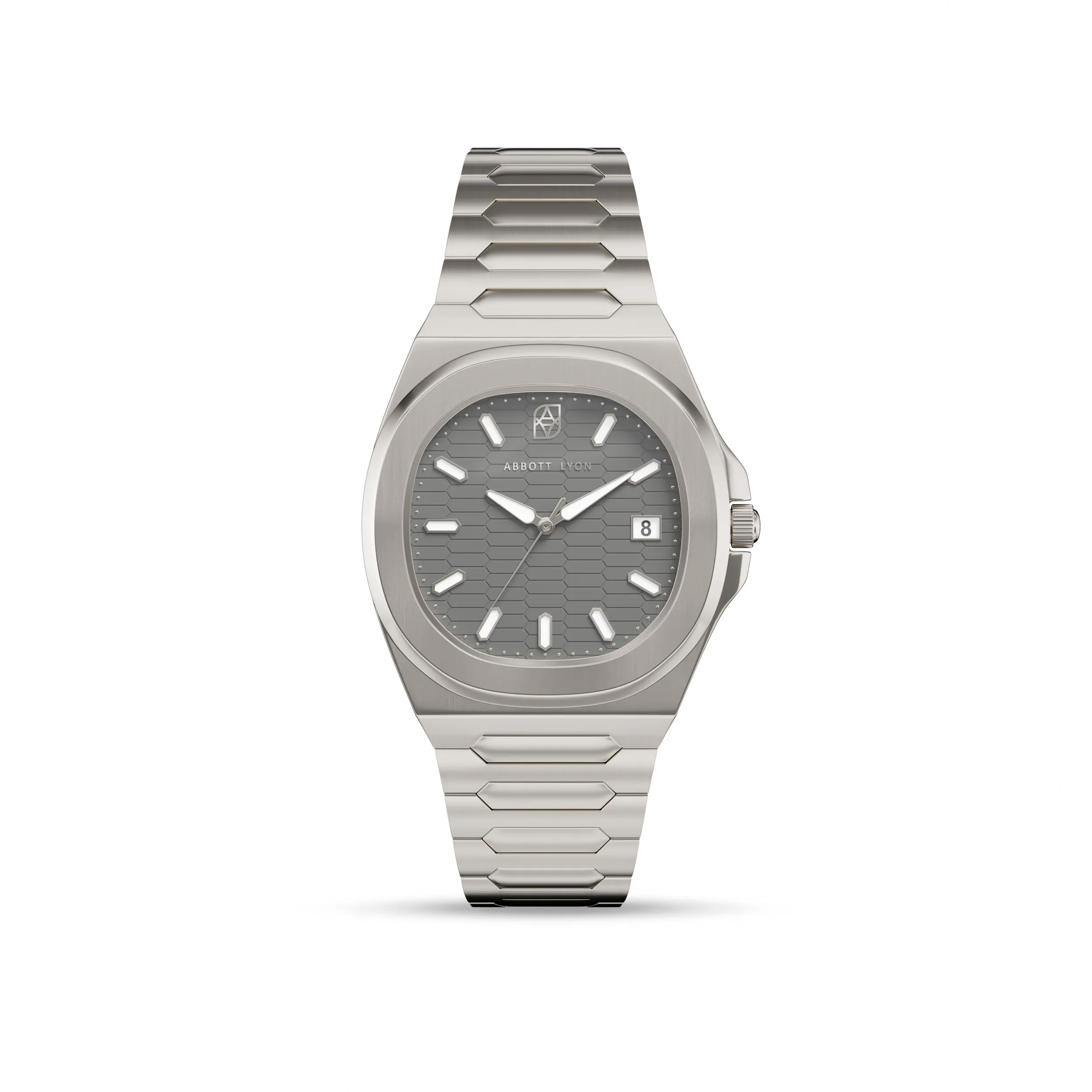 Knightsbridge 40 Charcoal Sports Watch (Silver) sold by Abbott Lyon