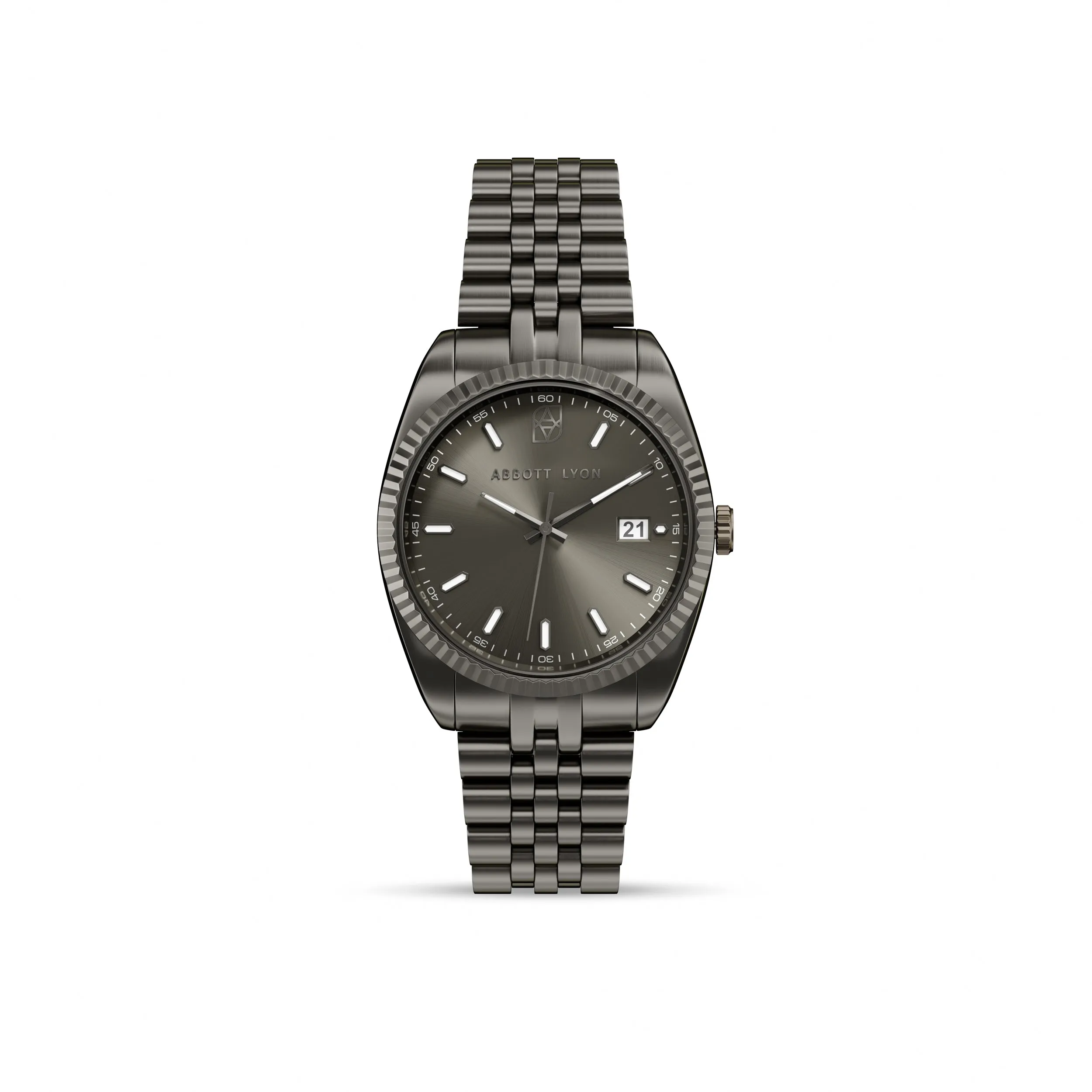 Belgravia 41 Gunmetal Watch (Silver) sold by Abbott Lyon