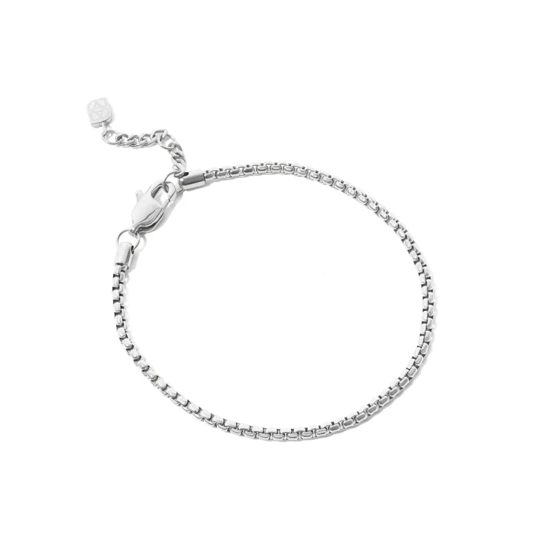 Box Chain Bracelet (Silver) made by Abbott Lyon