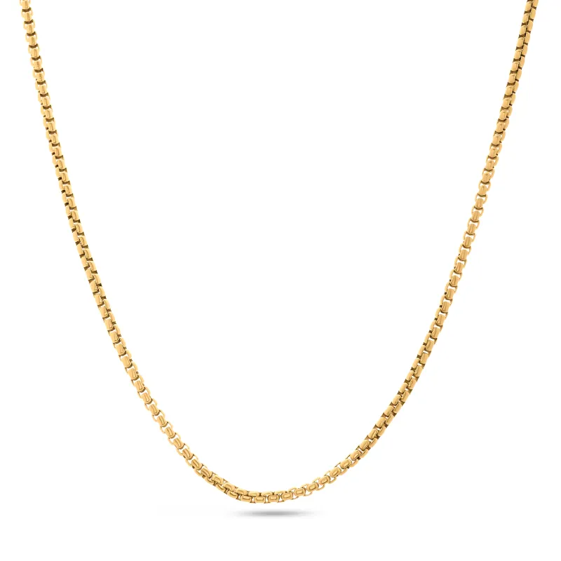 Box Chain Necklace (Gold) made by Abbott Lyon