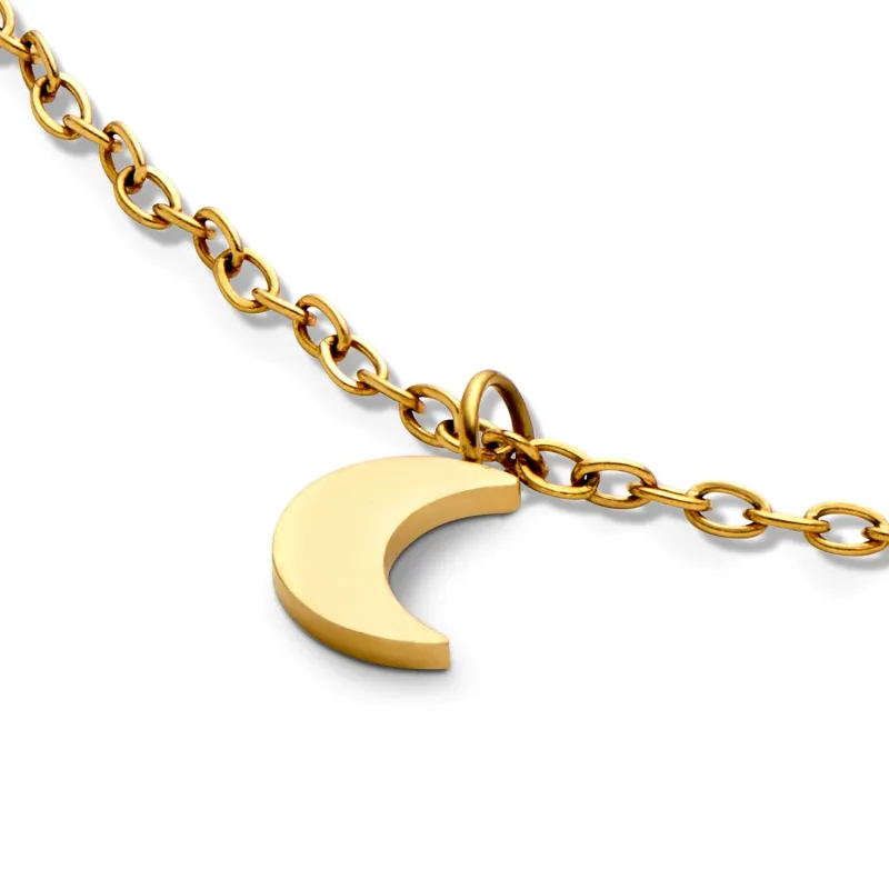 Moon Bracelet (Gold) made by Abbott Lyon