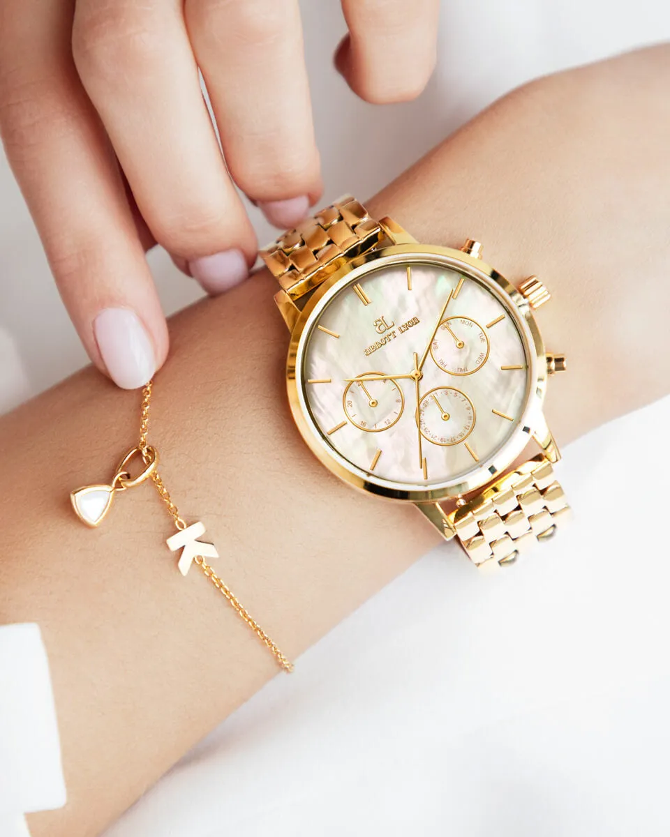 Made Mine Initial Bracelet (Gold) sold by Abbott Lyon product image thumbnail 2
