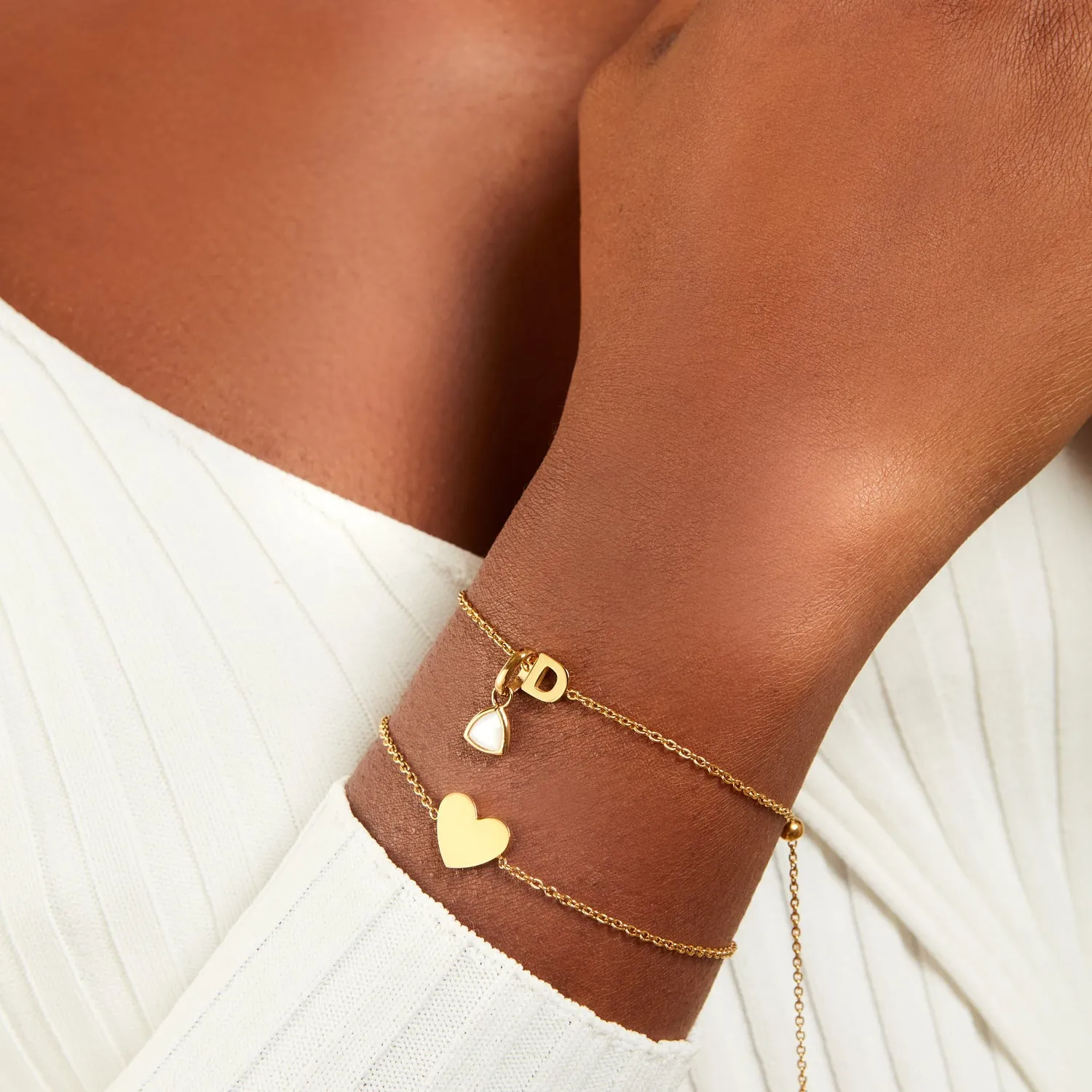 Made Mine Initial Bracelet (Gold) sold by Abbott Lyon product image thumbnail 5