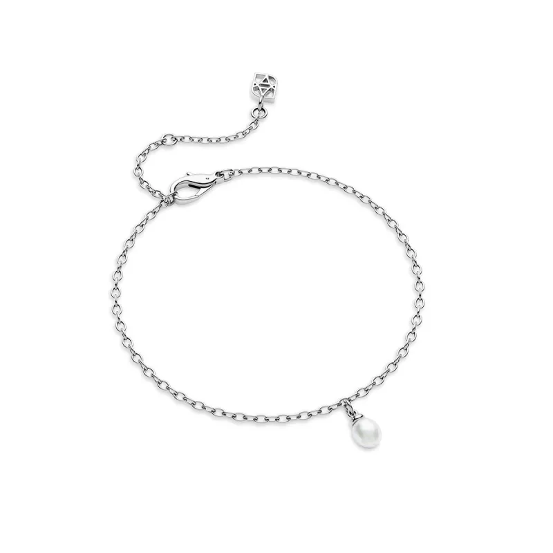 Fine Organic Pearl Bracelet (Silver) made by Abbott Lyon