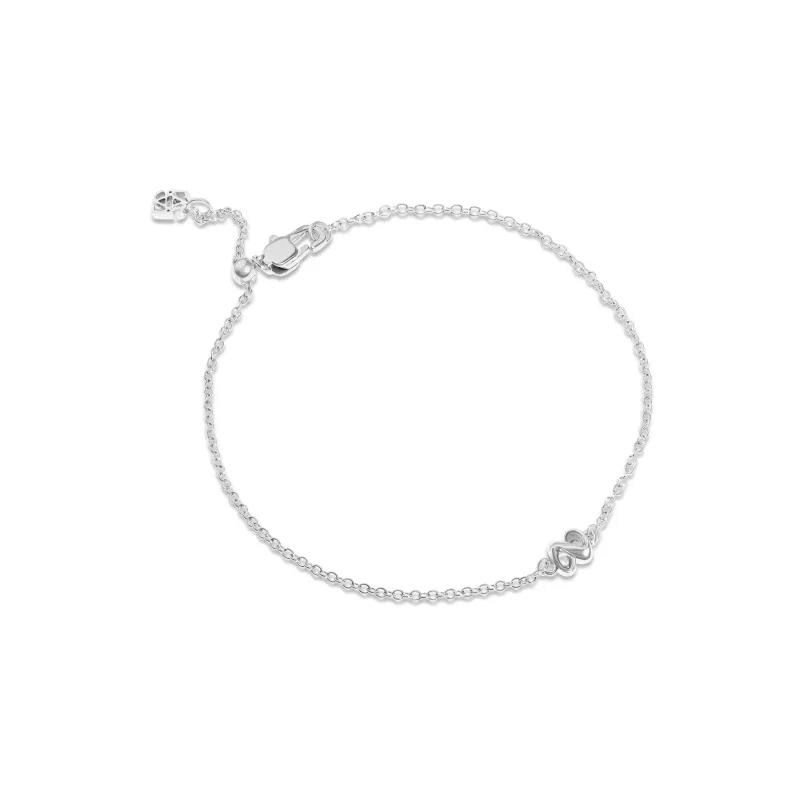Made Mine Infinity Bracelet (Silver) - Worth £49 made by Abbott Lyon