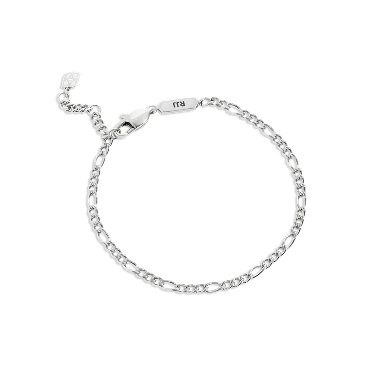 Intersection Figaro Chain Bracelet (Silver) made by Abbott Lyon