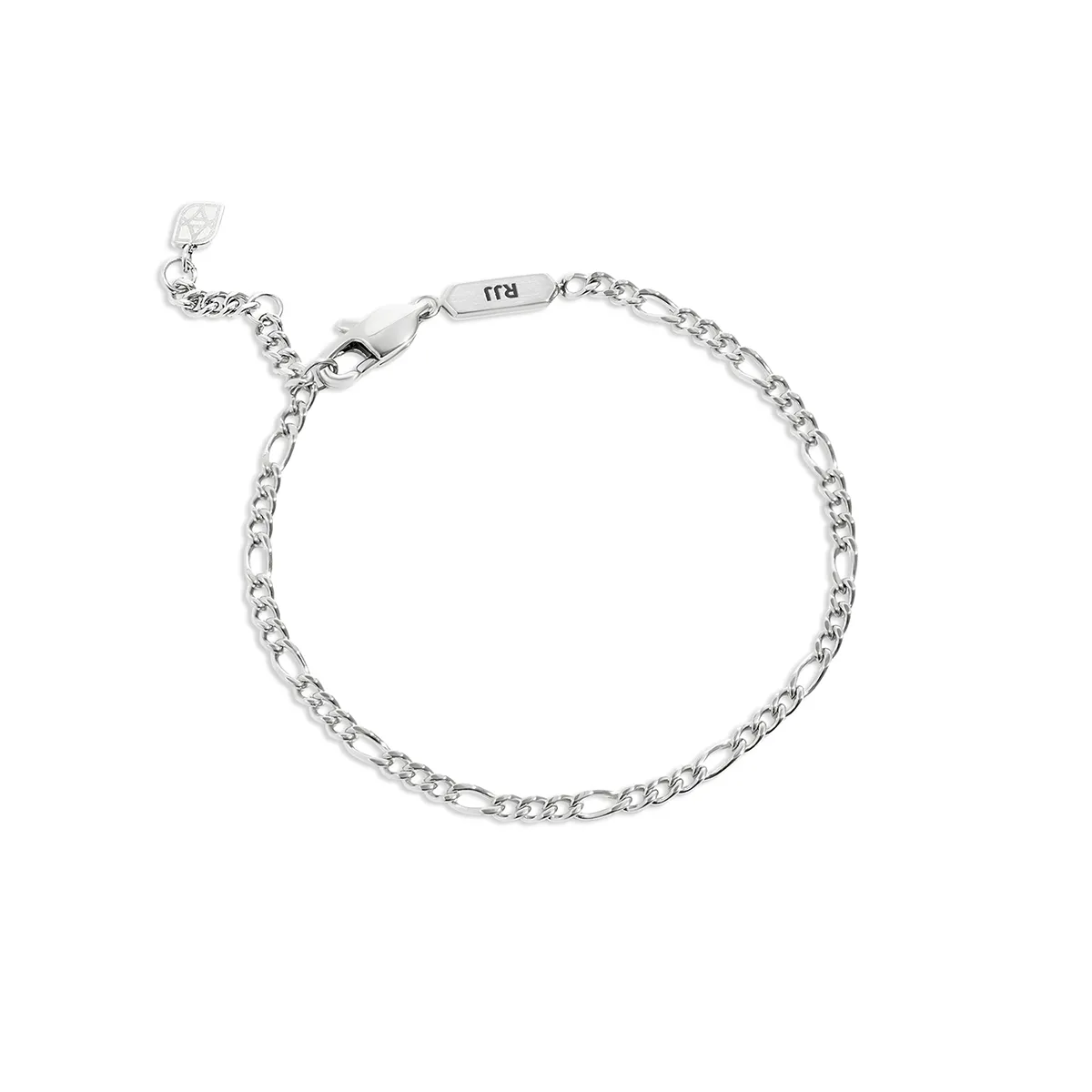 Men's Intersection Figaro Chain Bracelet (Silver) sold by Abbott Lyon