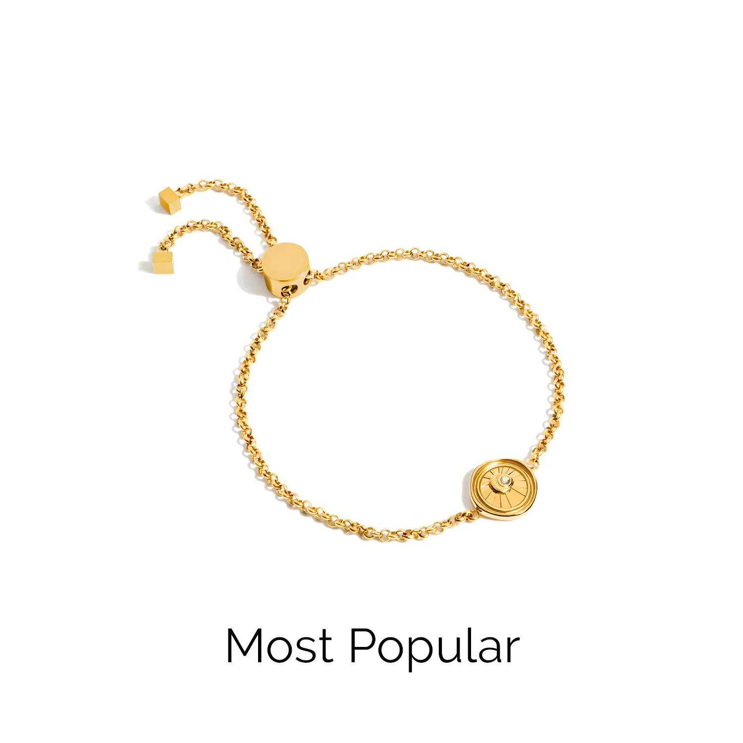 Talisman Moon Coin Bracelet (Gold) sold by Abbott Lyon product image thumbnail 5