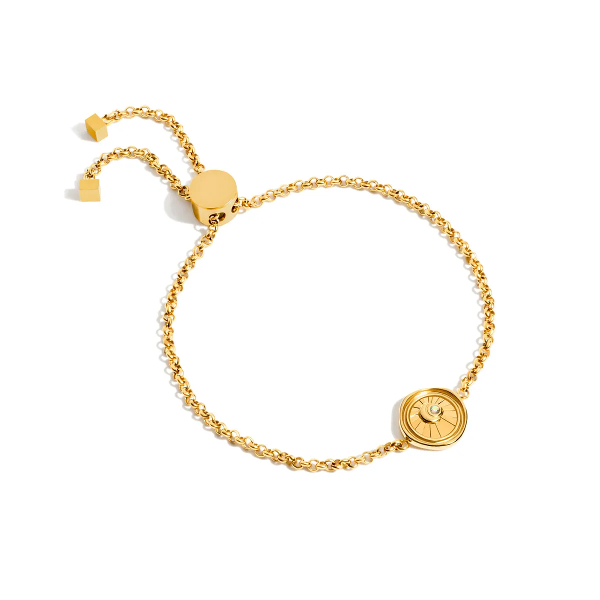 Talisman Moon Coin Bracelet (Gold) sold by Abbott Lyon