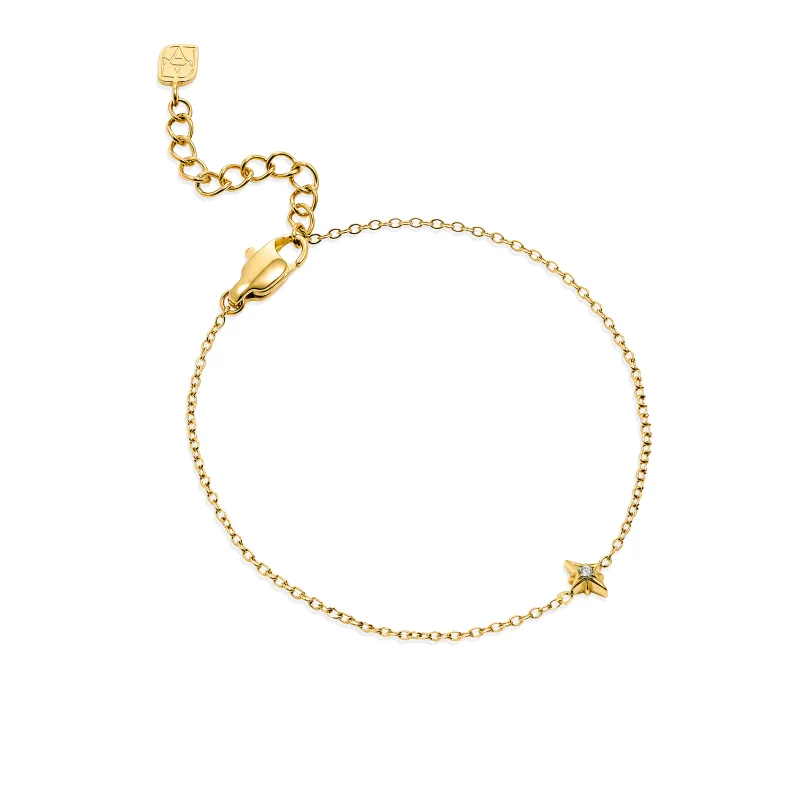 Tommy's Charity North Star Bracelet (Gold) made by Abbott Lyon