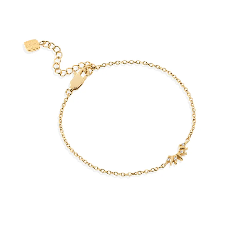 Tommy's Charity Sun Bracelet (Gold) made by Abbott Lyon