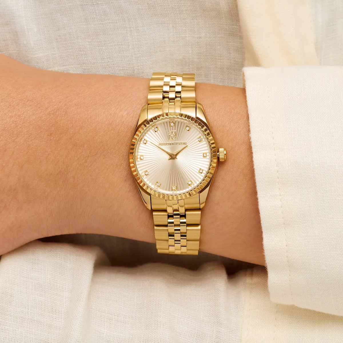 Belgravia Fluted 30mm Watch (Gold) sold by Abbott Lyon product image thumbnail 2