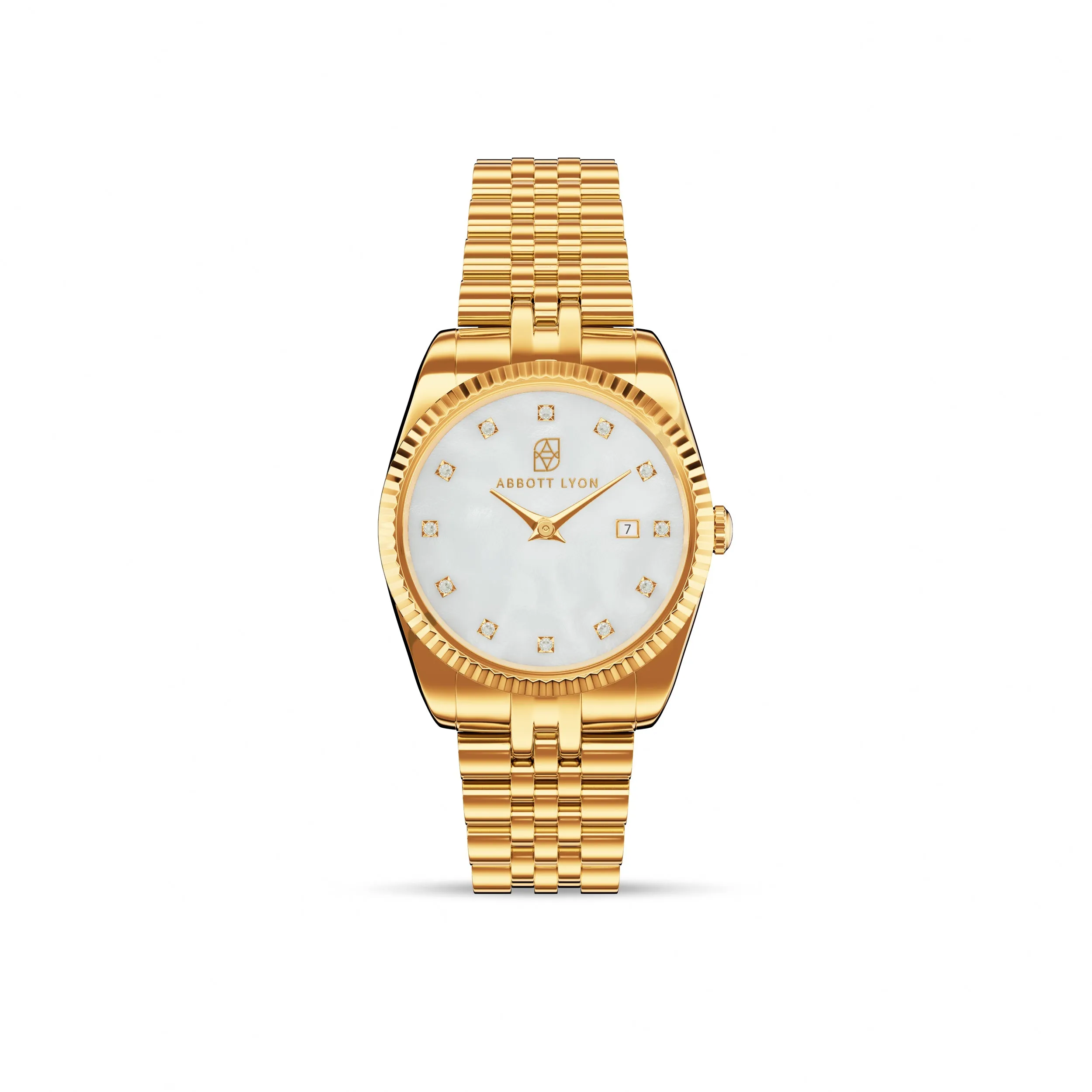 Belgravia Pearl Link 30mm Watch (Gold) sold by Abbott Lyon