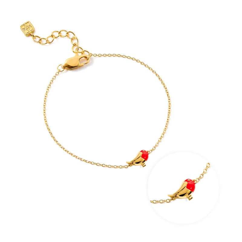 Made Mine Rosie Robin Bracelet (Gold) made by Abbott Lyon
