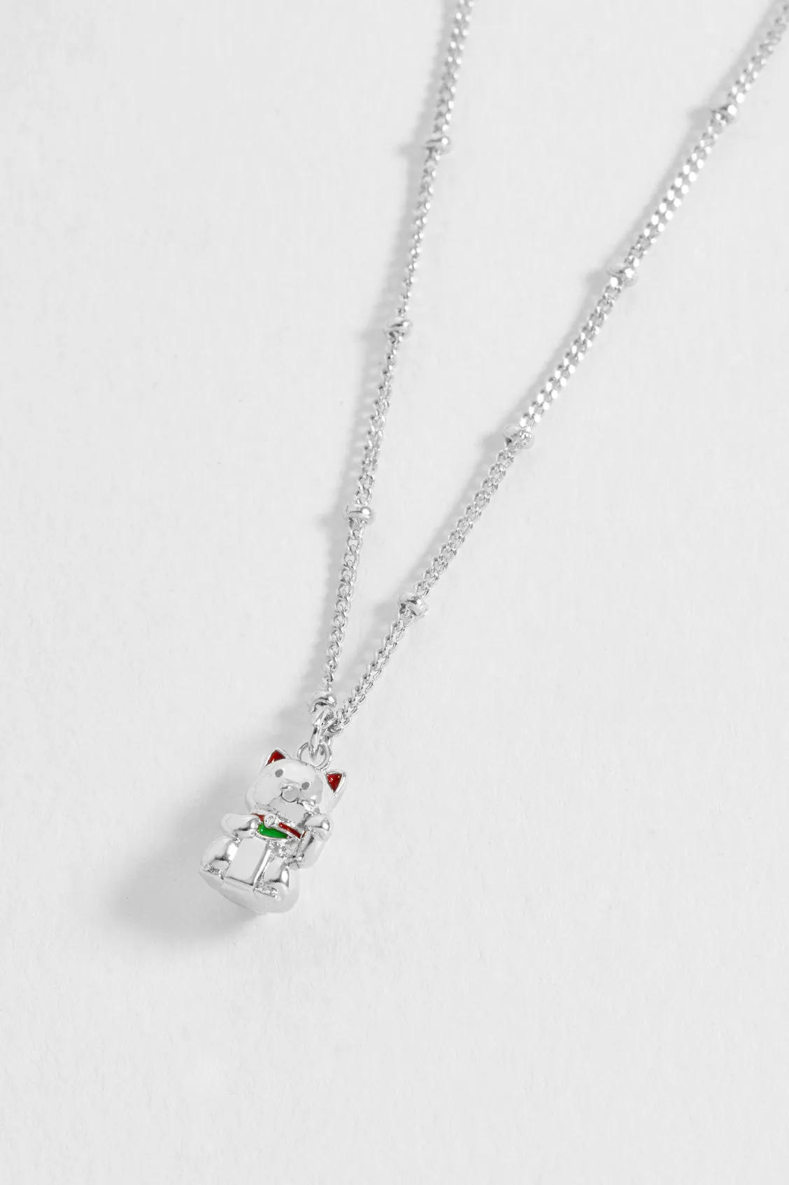 Lucky Cat Necklace sold by Estella Bartlett product image thumbnail 5