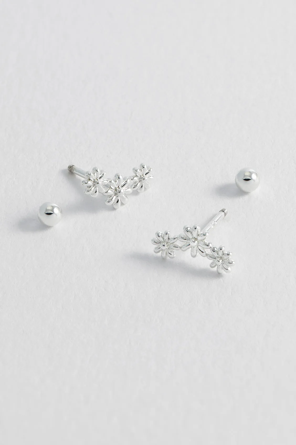 Triple Flower Studs sold by Estella Bartlett product image thumbnail 4