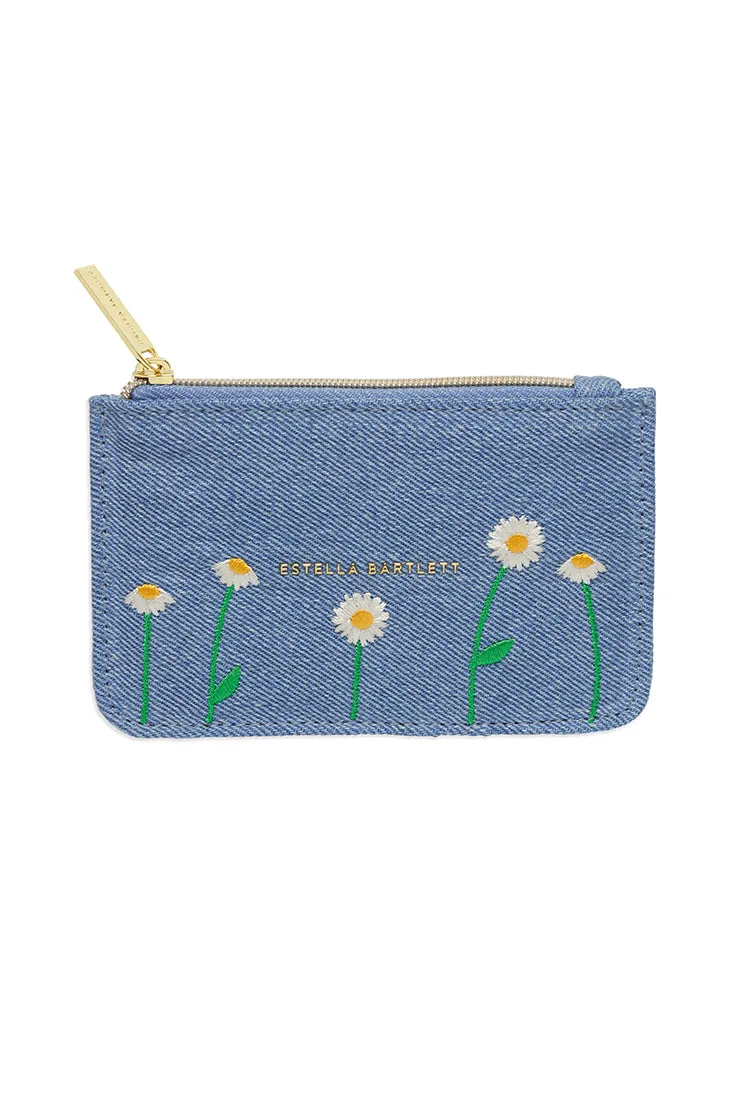 Daisy Embroidered Card Purse sold by Estella Bartlett product image thumbnail 3