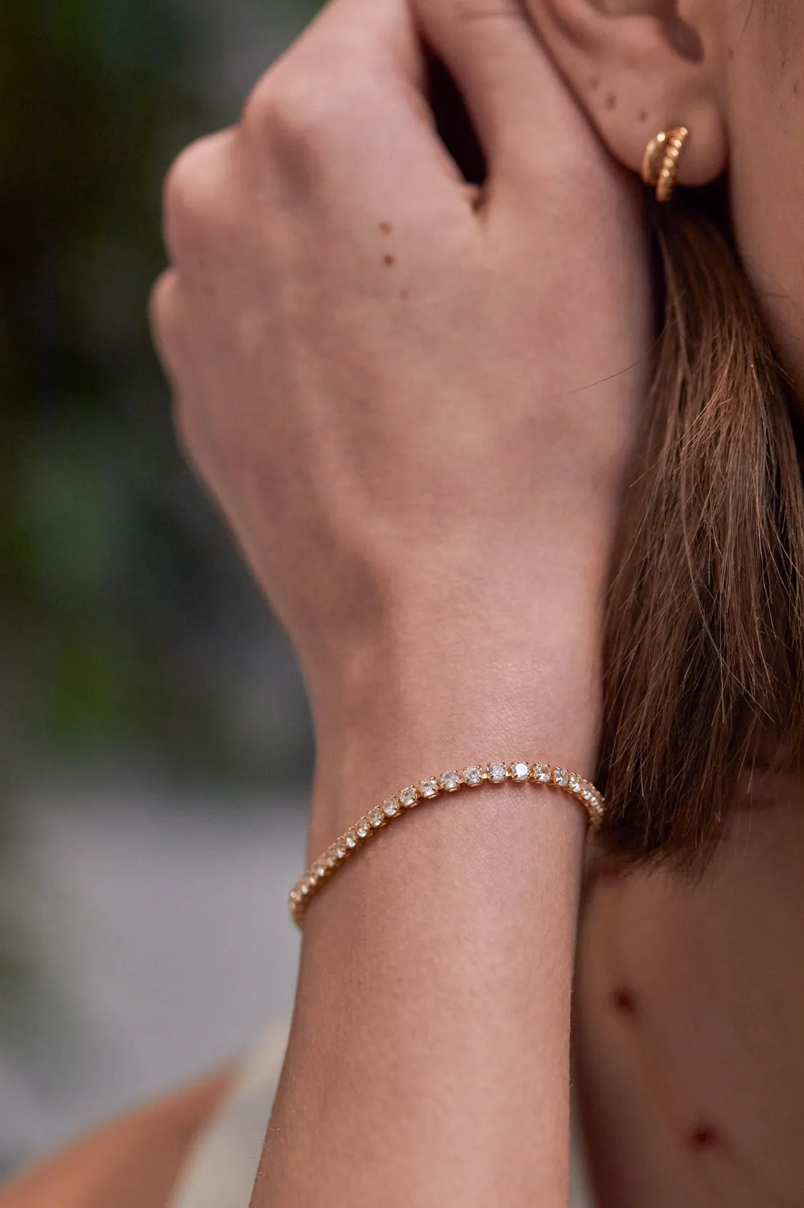 Tennis Chain Amelia Bracelet sold by Estella Bartlett product image thumbnail 2