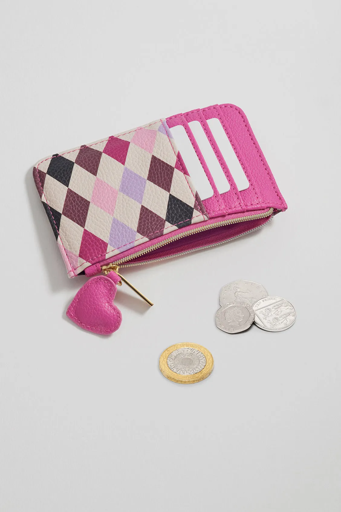 Harlequin Print Card Purse sold by Estella Bartlett product image thumbnail 2