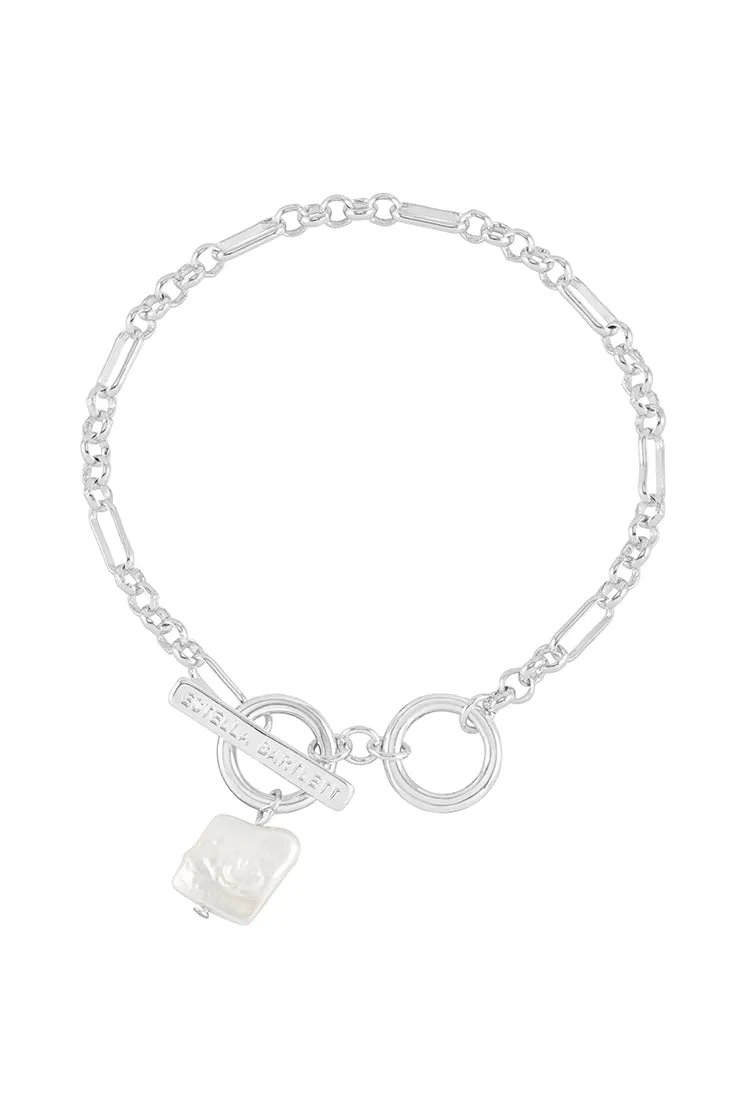 Square Baroque Pearl T-Bar Bracelet sold by Estella Bartlett product image thumbnail 3
