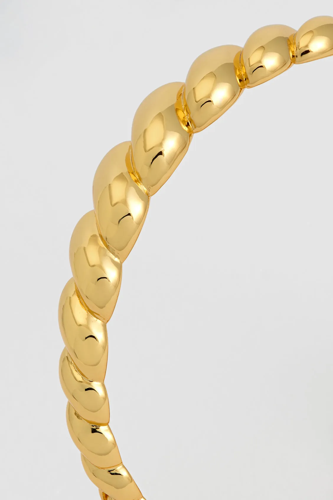 Twisted Hinged Bangle sold by Estella Bartlett product image thumbnail 4