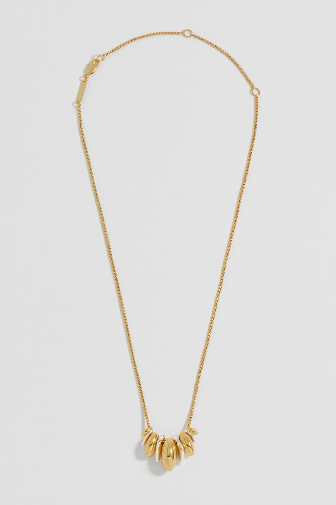 Mixed Metal Sculptural Necklace sold by Estella Bartlett product image thumbnail 4