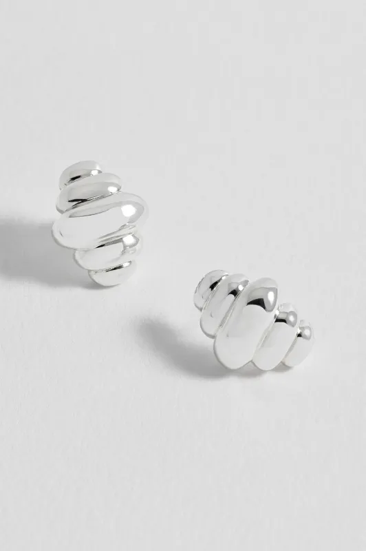 Graduating Sculptural Stud Earrings sold by Estella Bartlett