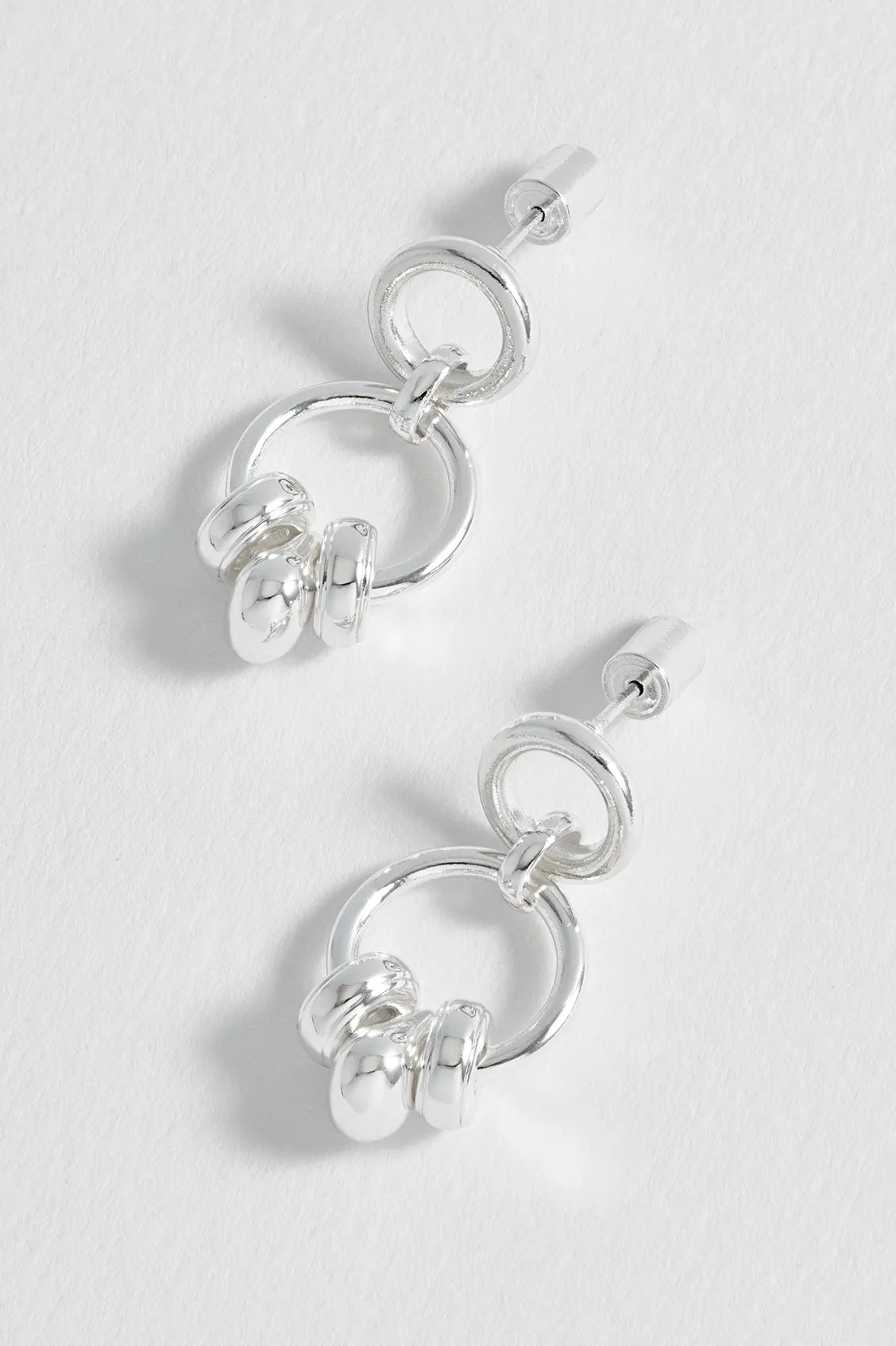 Beaded Circle Drop Earrings sold by Estella Bartlett product image thumbnail 4