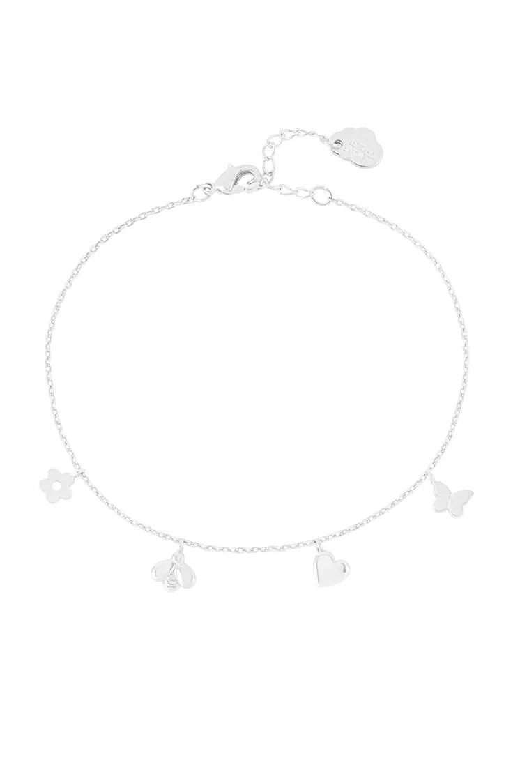 Bee And Butterfly Charm Bracelet sold by Estella Bartlett product image thumbnail 3