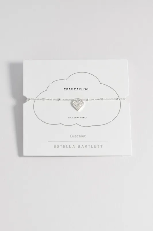 Engraved Heart Padlock Bracelet sold by Estella Bartlett