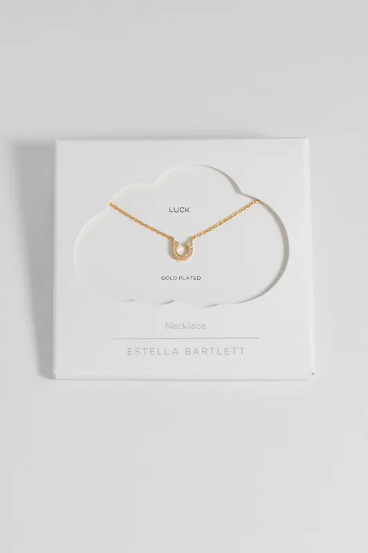 Pearl Horseshoe Necklace sold by Estella Bartlett