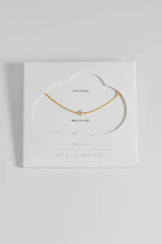 Mini Pearl Flower Necklace sold by Estella Bartlett