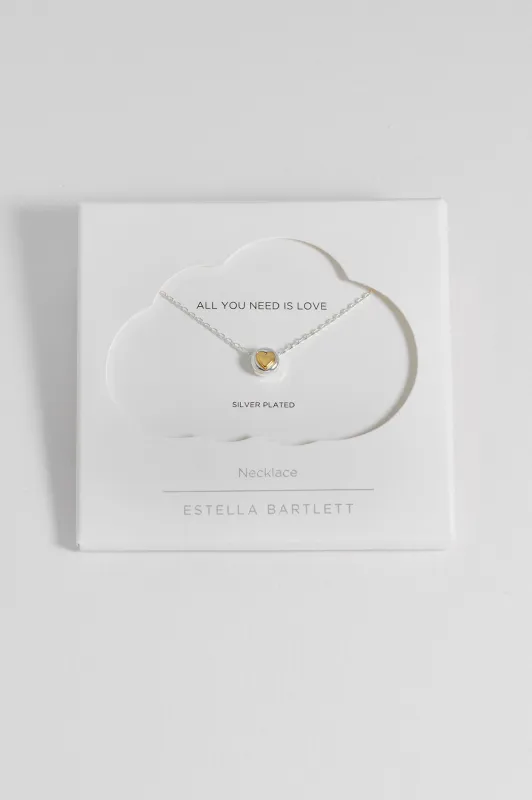 Heart Disc Bead Necklace sold by Estella Bartlett