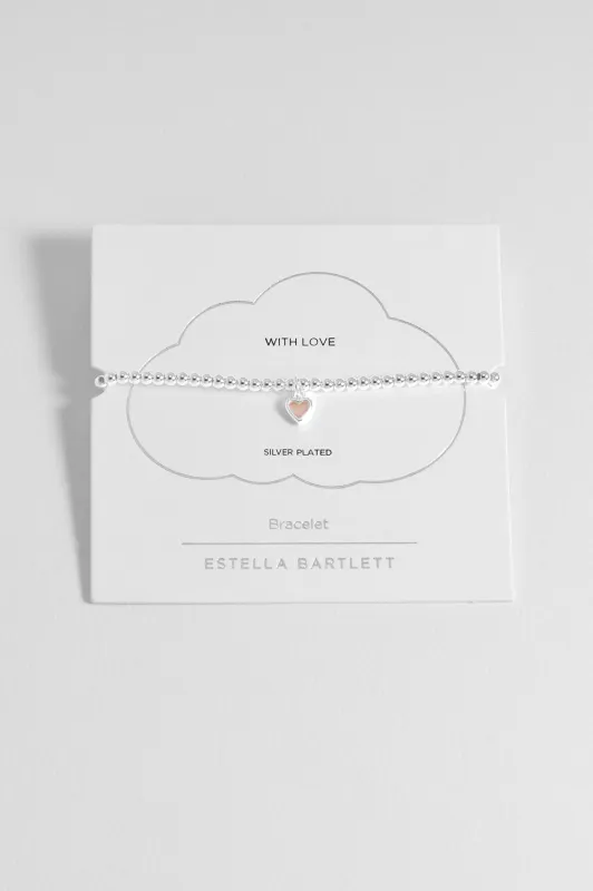 Pink Pearl Heart Bracelet sold by Estella Bartlett