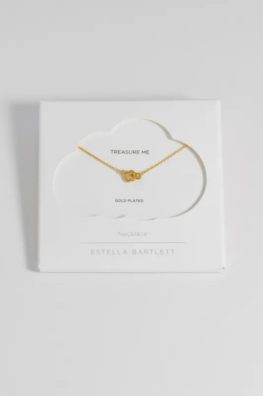 Double-Linked Flower Necklace sold by Estella Bartlett