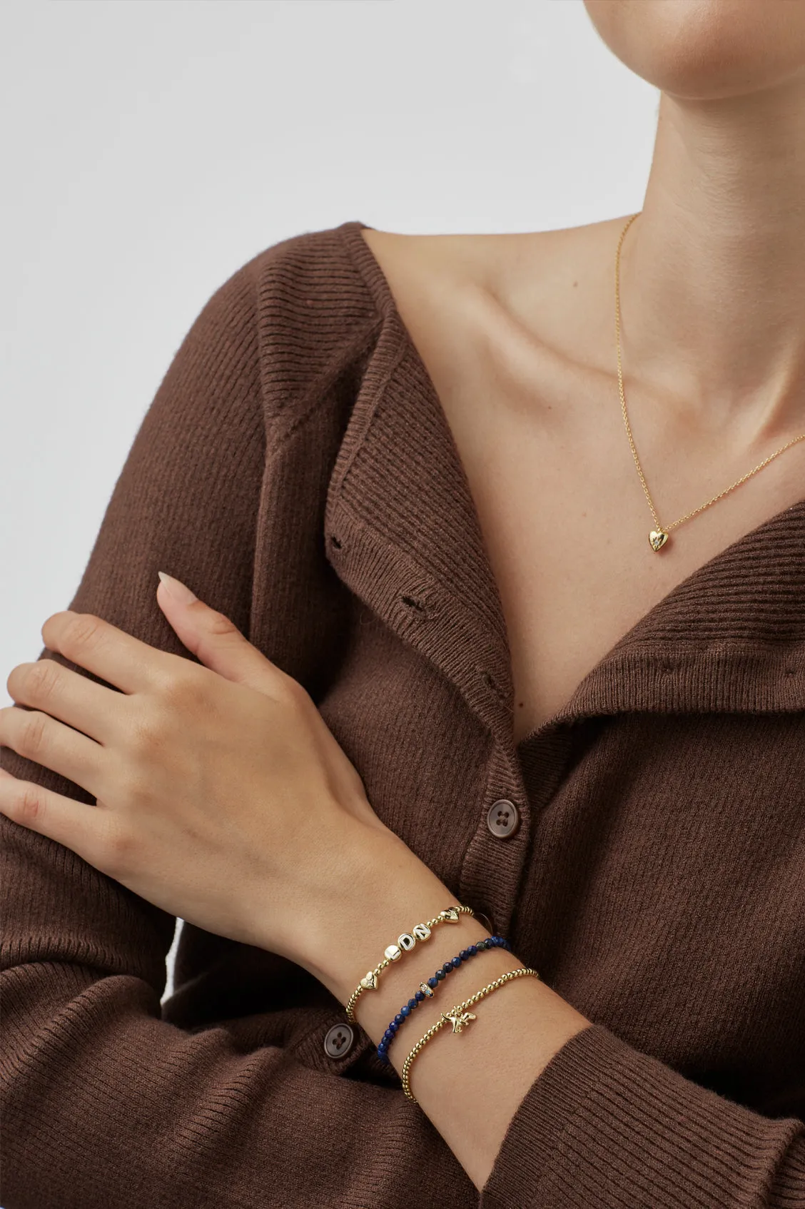 London Letter Bead Bracelet sold by Estella Bartlett product image thumbnail 5