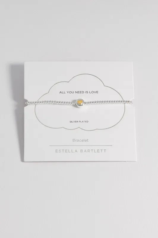 Heart Disc Bead Bracelet sold by Estella Bartlett