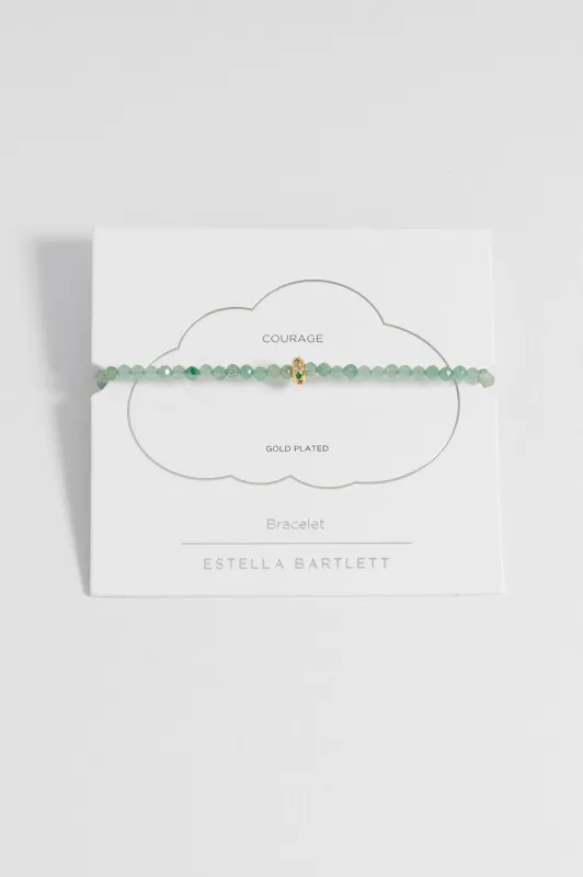 Green Aventurine CZ Disc Amelia Bracelet sold by Estella Bartlett